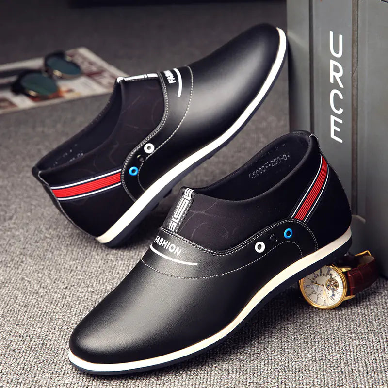 Korean Style Hollow-out Elevator Shoes for Men