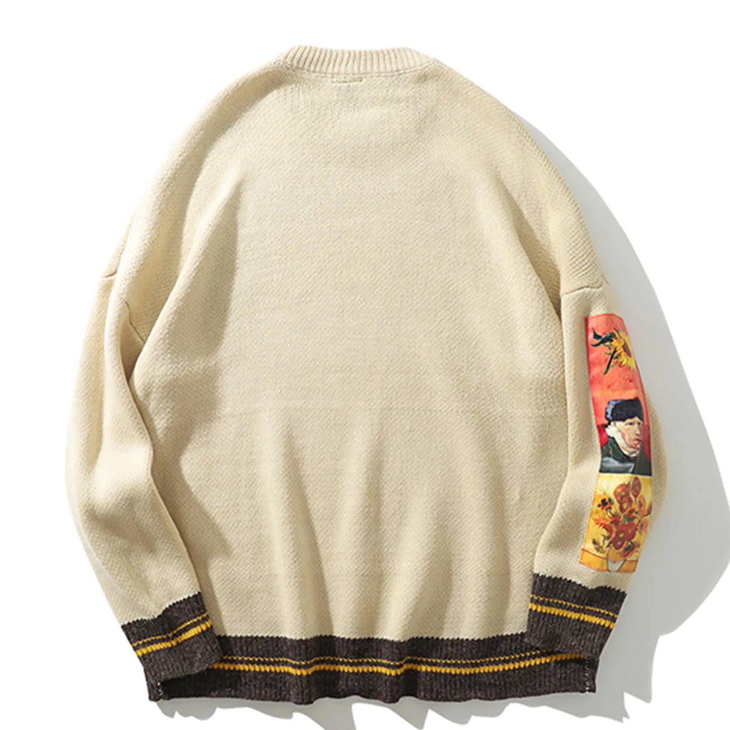 Chic Fall Round Neck Knit Sweater for Men