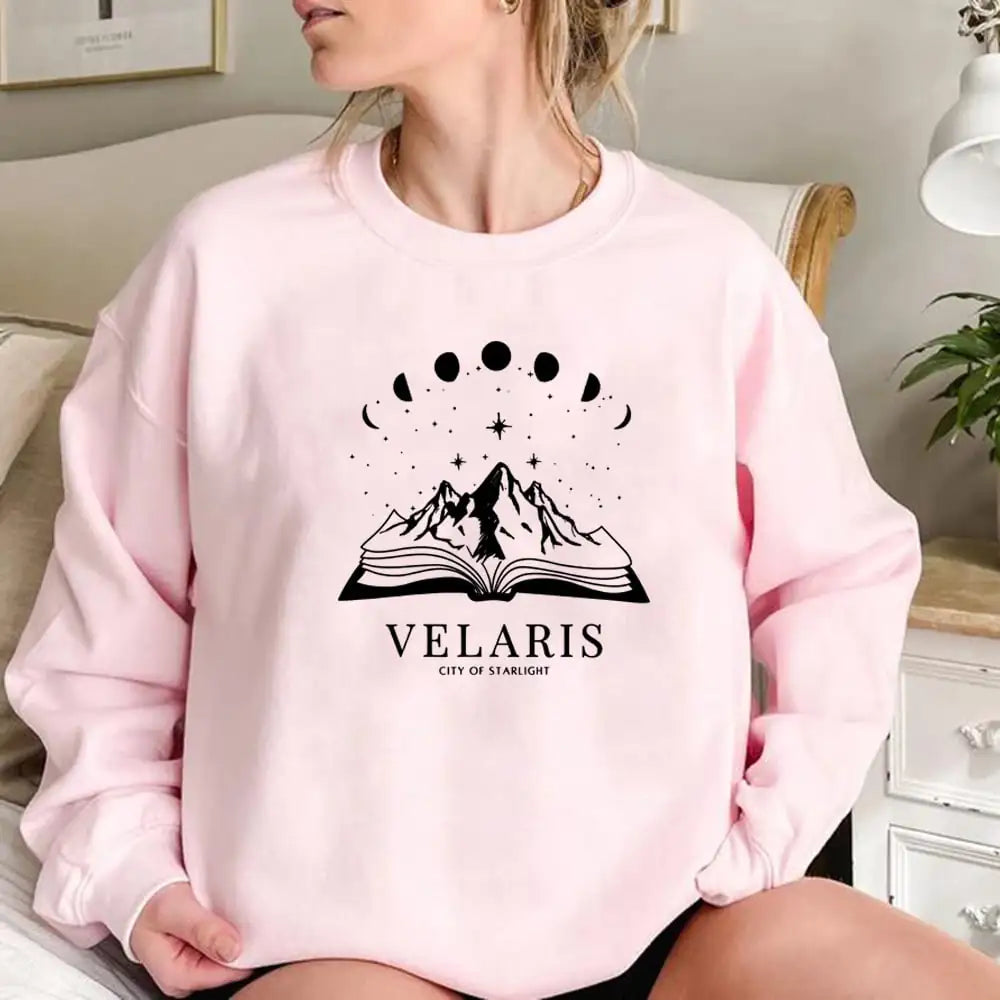 3D Printed Crew Neck Sweatshirt with Letter Pattern