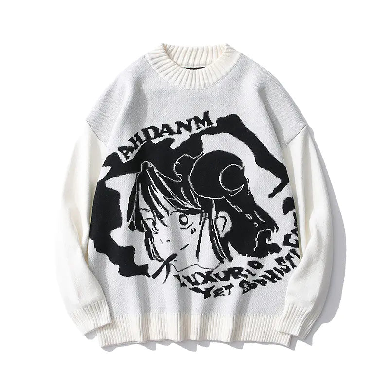 Autumn Street Style Oversized Sweater for Men & Women