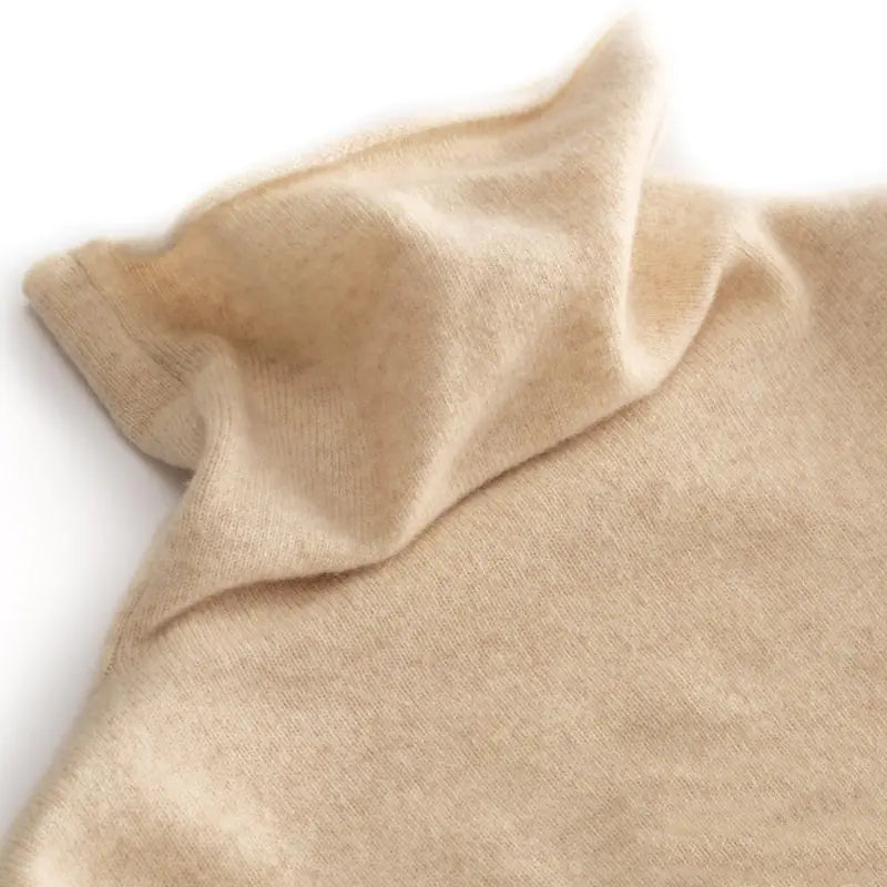 100% Cashmere Turtleneck Sweater for Women Fall 2020