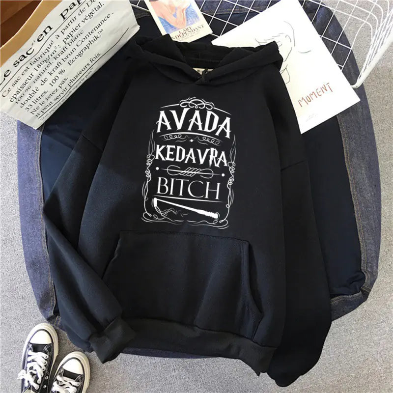 Oversized Printed Women’s Sweatshirt for Autumn