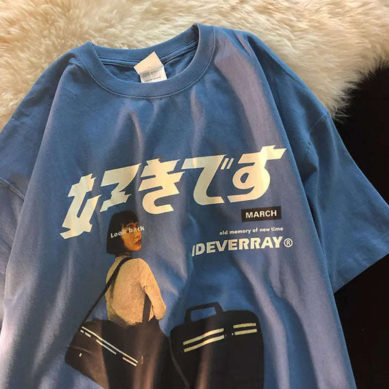 Harajuku Hip Hop Cotton Men's T-Shirt