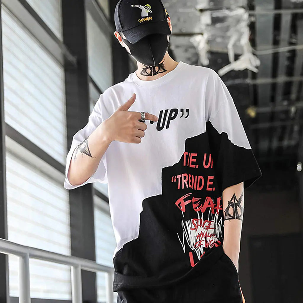 Summer Korean Style Trendy Casual Short Sleeve T-Shirt