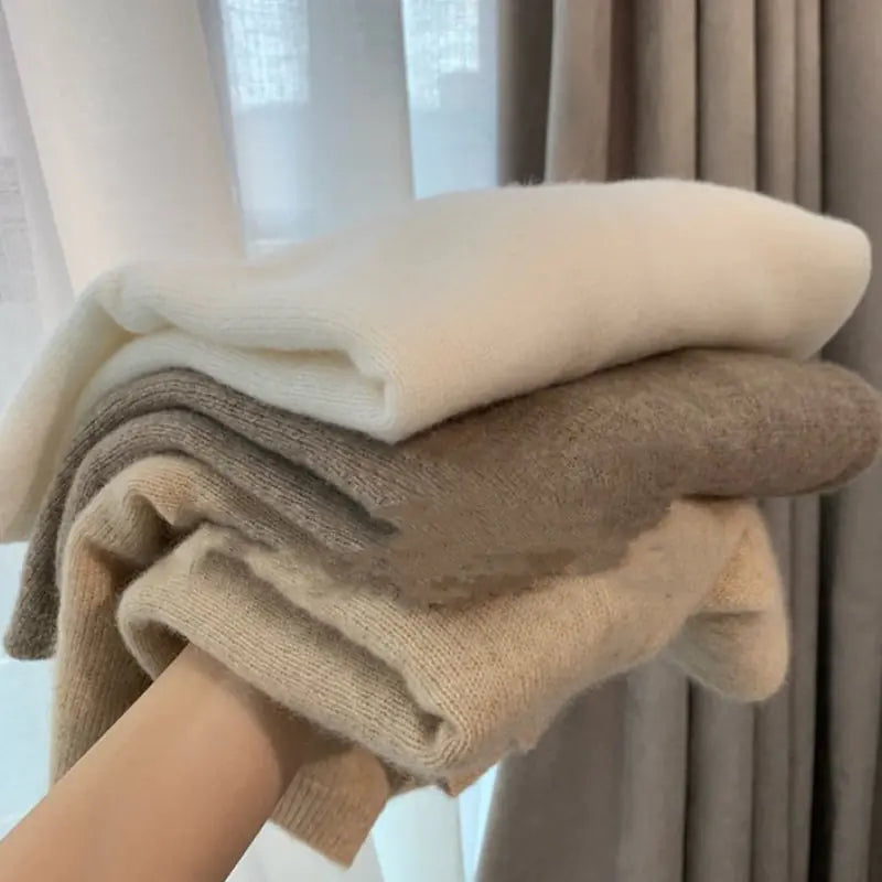 100% Cashmere Turtleneck Sweater for Women Fall 2020