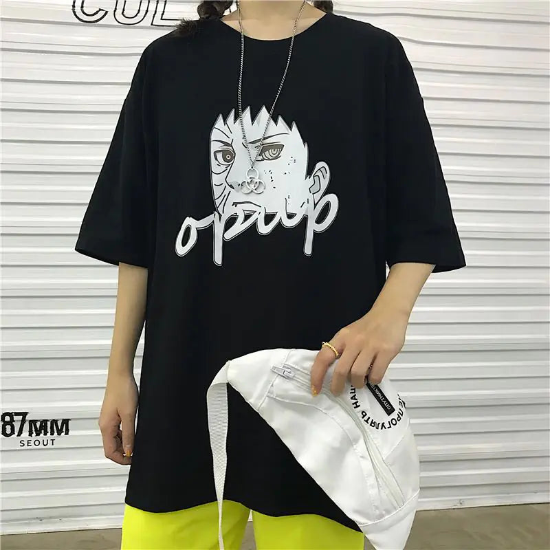 Summer Couple Graphic T-Shirts for Students (Plus Size)
