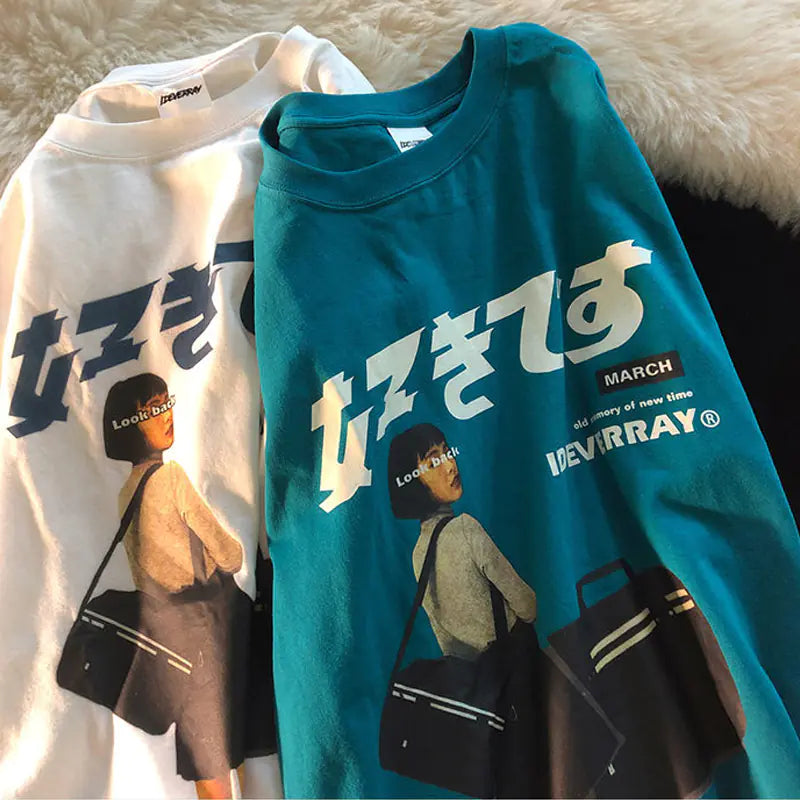 Harajuku Hip Hop Cotton Men's T-Shirt