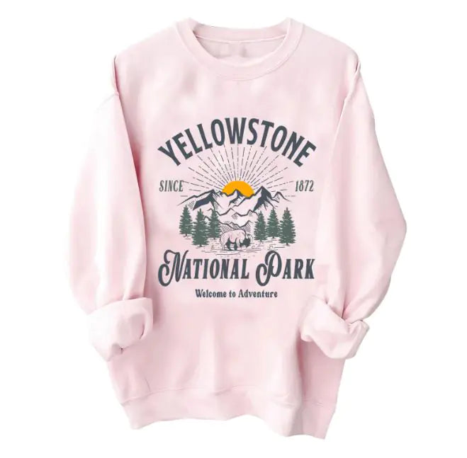 K Round Neck Loose Sweat Shirt