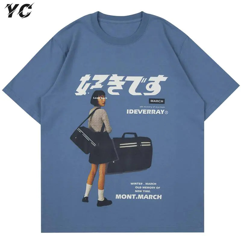 Harajuku Hip Hop Cotton Men's T-Shirt