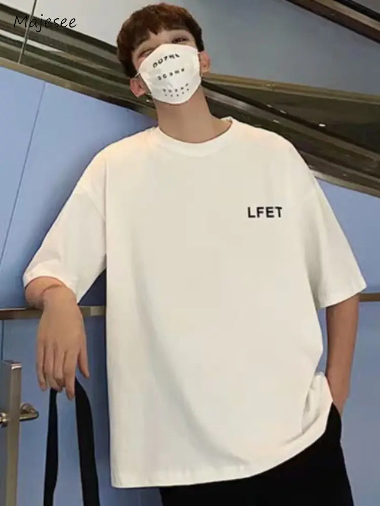 Korean Style Casual T-shirts for Men - Summer Chic Tops