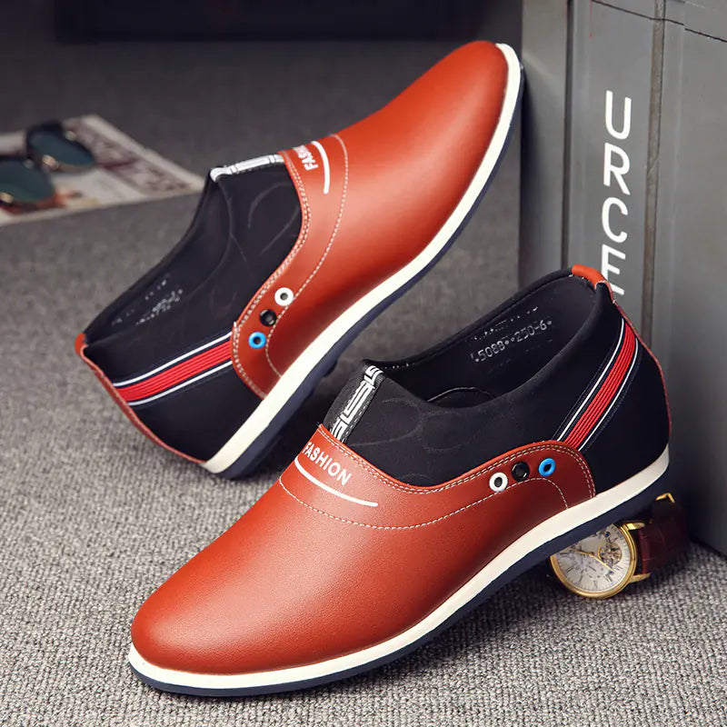 Korean Style Hollow-out Elevator Shoes for Men