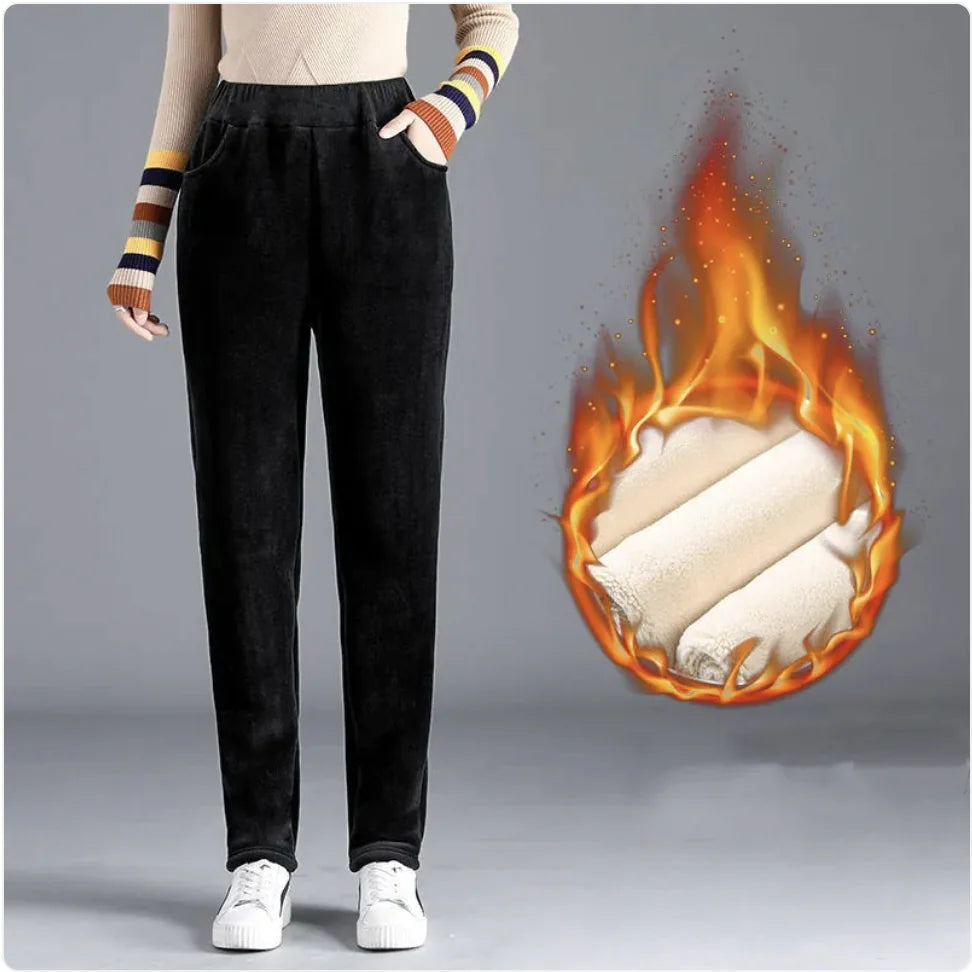 Women's Loose Fit Corduroy Tapered Pants