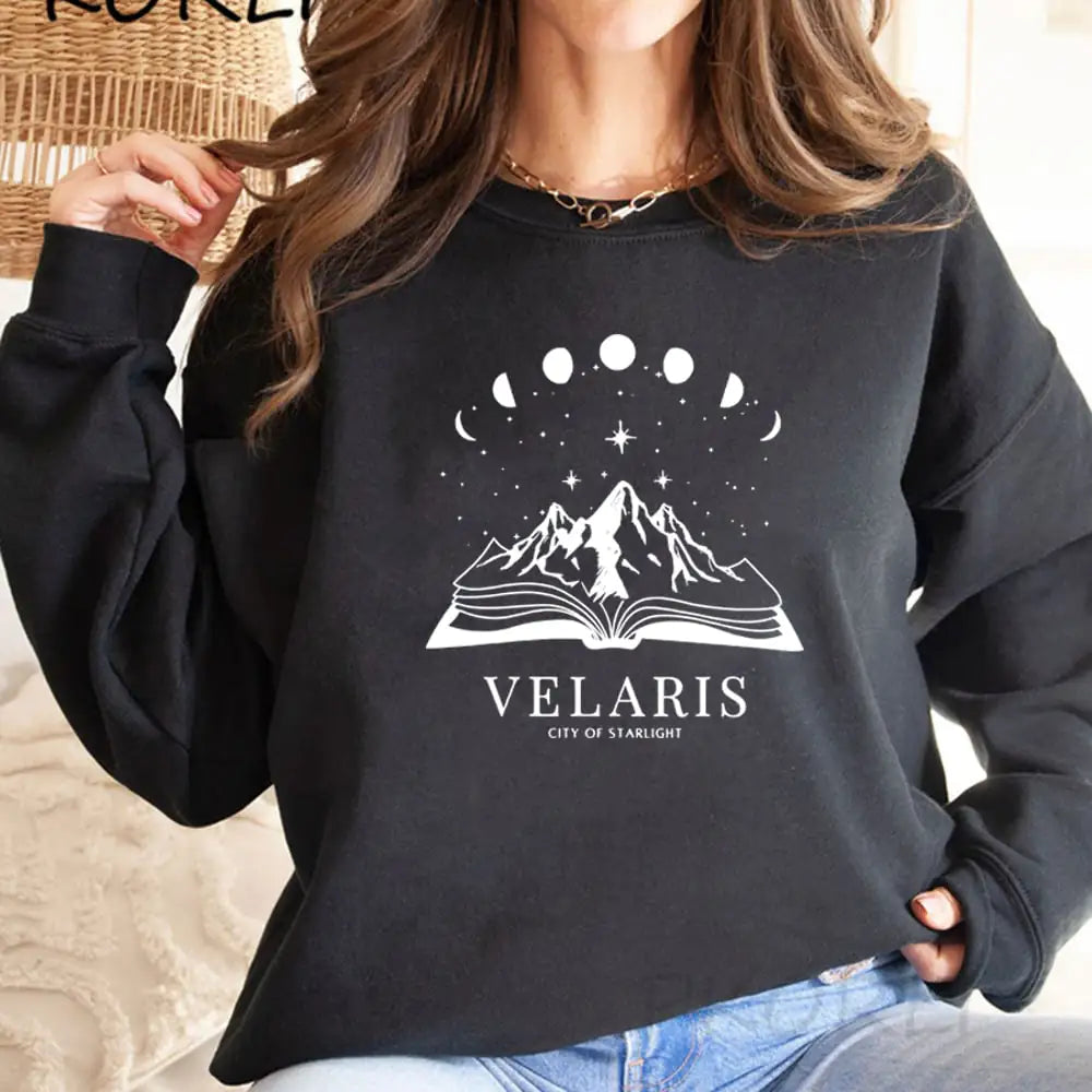 3D Printed Crew Neck Sweatshirt with Letter Pattern