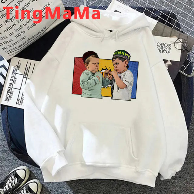 Kawaii Hasbulla Graphic Hoodies for Men and Women