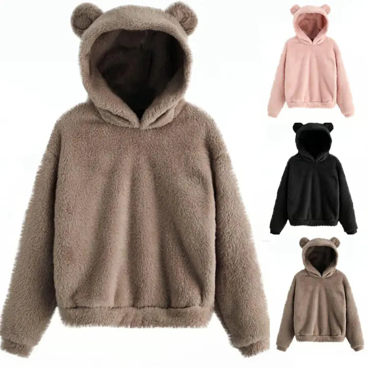 Warm Hoodie with Bunny Ears for Fall/Winter 2019