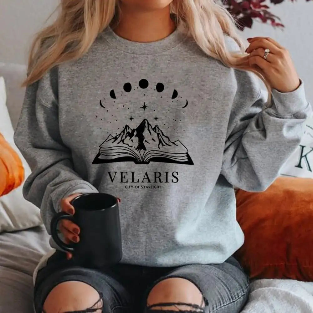 3D Printed Crew Neck Sweatshirt with Letter Pattern