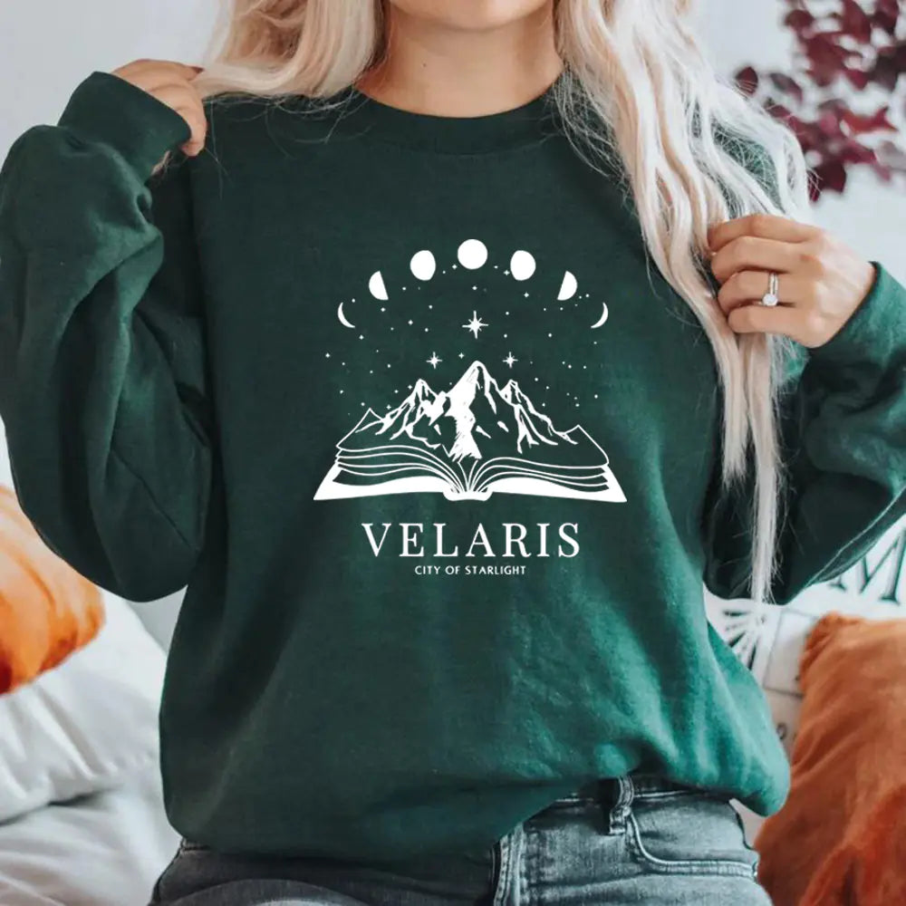3D Printed Crew Neck Sweatshirt with Letter Pattern