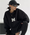 Casual Women's Loose Round Neck Pullover Sweater