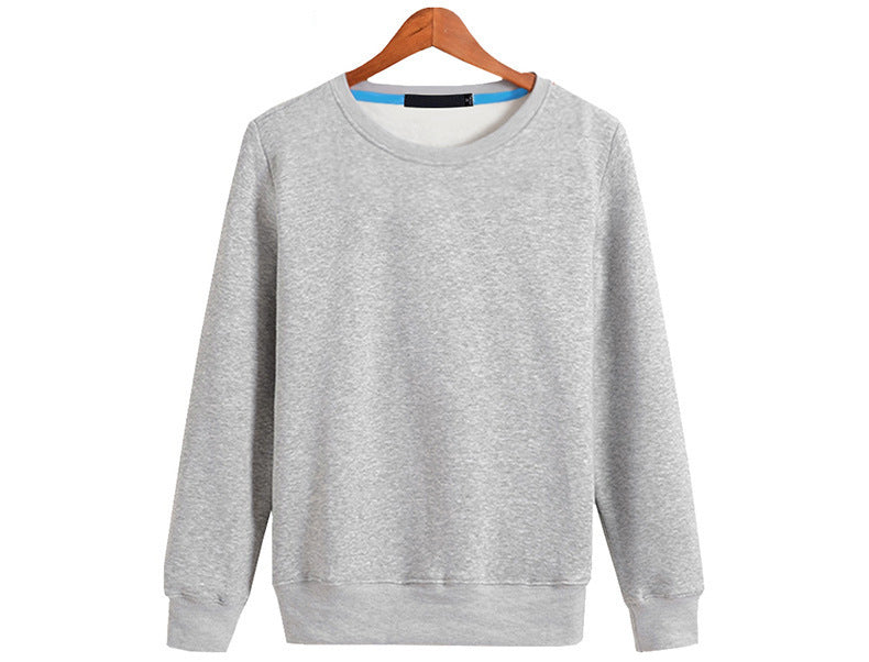 Thickened Fleece Crew Neck Custom Long Sleeve Sweatshirt