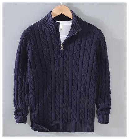 Urban Luxe Half-Zip Sweater