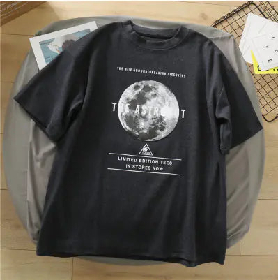 Women's Loose Fit Earth Print Short Sleeve T-Shirt
