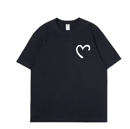 Personalized White Couple T-Shirts for Students 2020