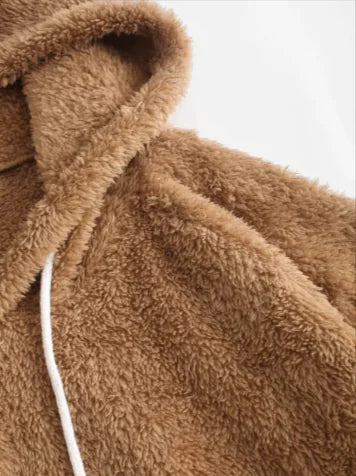 Cozy Ear-Hooded Fleece Sweatshirt – Ultra-Warm Winter Wear