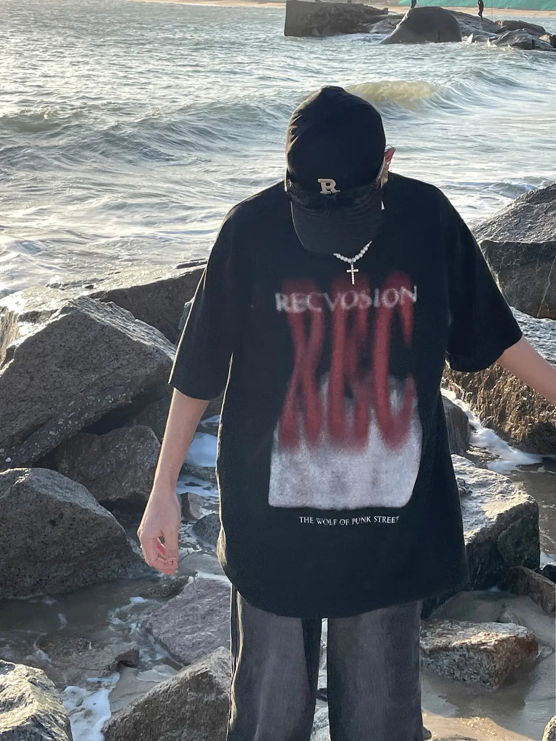 Trendy Loose Fit Cotton Letter Print T-Shirt for All