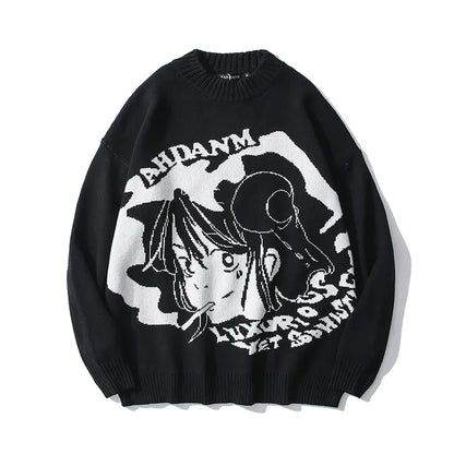 Autumn Street Style Oversized Sweater for Men & Women