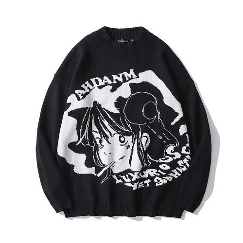 Autumn Street Style Oversized Sweater for Men & Women