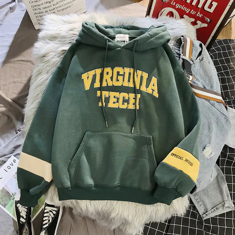 Plus Size Fleece Hooded Sweater for Women