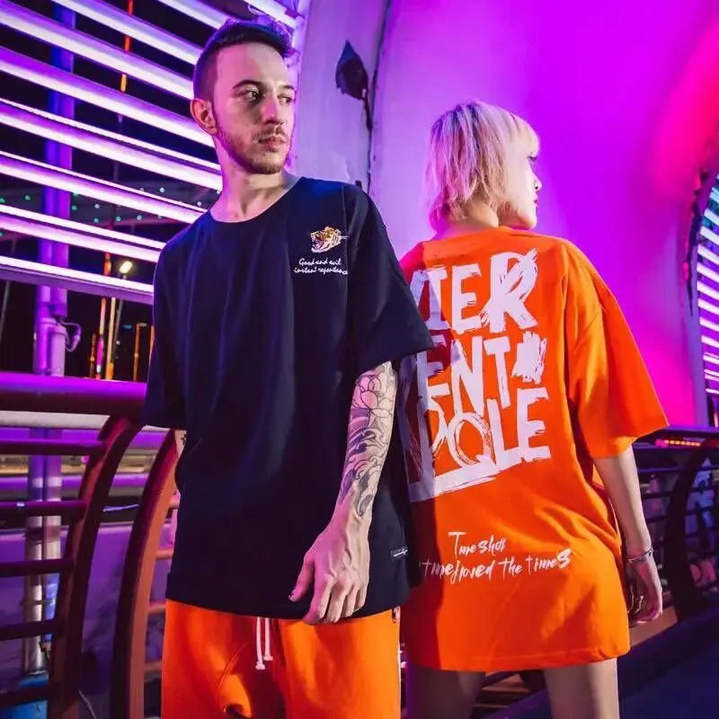 Harajuku Style Men's Short Sleeve T-Shirt (Hip Hop)