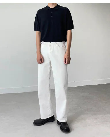 Summer Washed Loose Cool Wide Leg Pants for Men