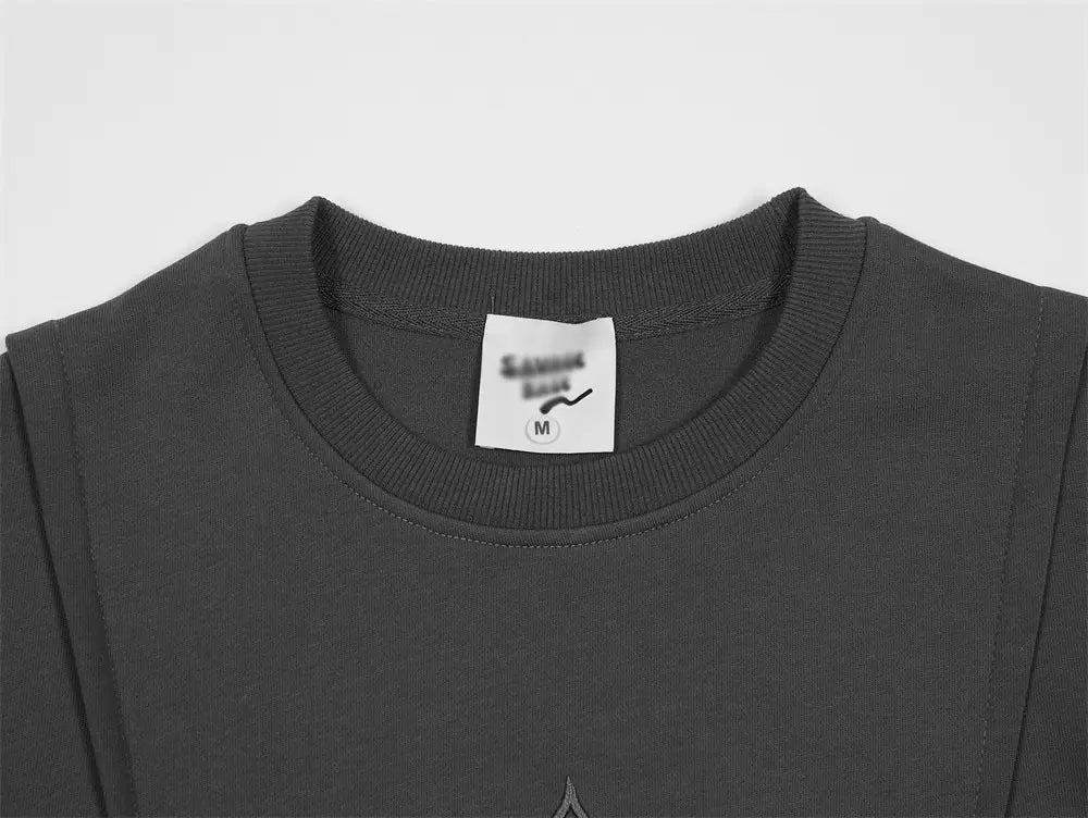 Fashion Solid Color Loose Sweater Men