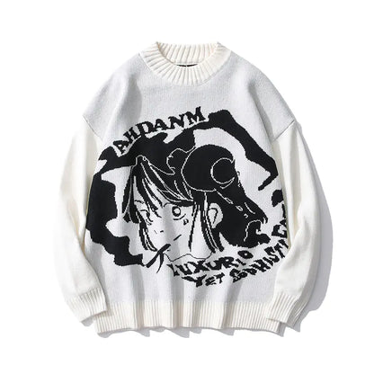 Autumn Street Style Oversized Sweater for Men & Women