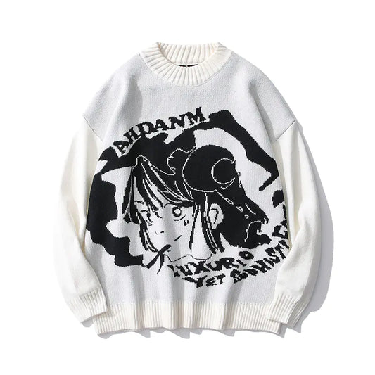 Autumn Street Style Oversized Sweater for Men & Women