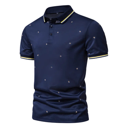 Men's Short Sleeve Polo Shirt - Summer Business Style 2023