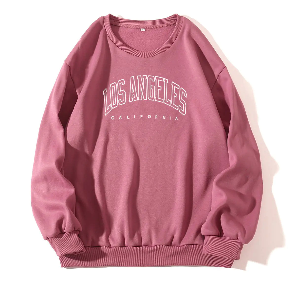 Letter Print Crew Neck Sweatshirt