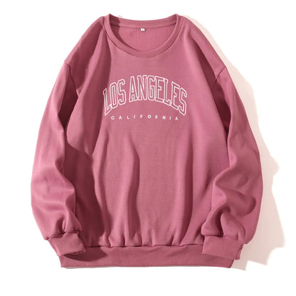 Letter Print Crew Neck Sweatshirt