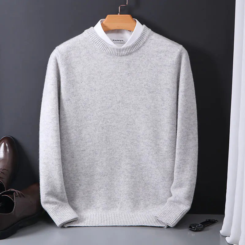 Men's Loose Oversized Round Neck Knit Sweater