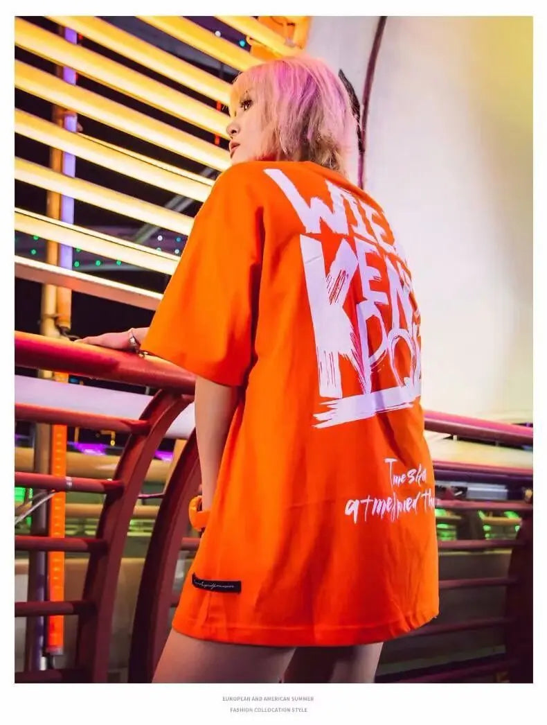 Harajuku Style Men's Short Sleeve T-Shirt (Hip Hop)