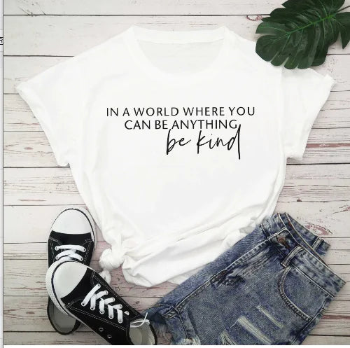 "Women’s BE KIND Graphic Short Sleeve T-Shirt"