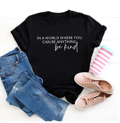 "Women’s BE KIND Graphic Short Sleeve T-Shirt"