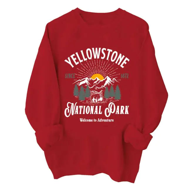 K Round Neck Loose Sweat Shirt