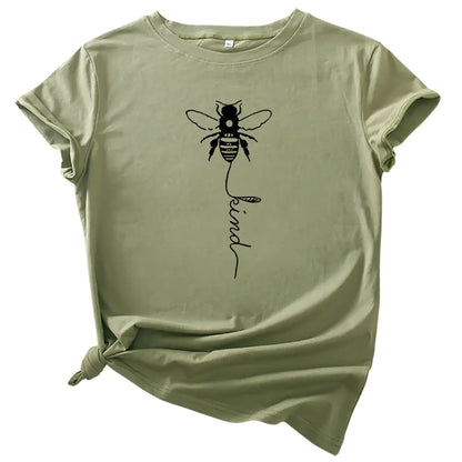 Be Kind Bee Short Sleeve T-Shirt for Women