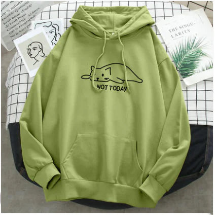 Loose Women's Hooded Sweater for Spring and Autumn