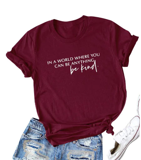 "Women’s BE KIND Graphic Short Sleeve T-Shirt"