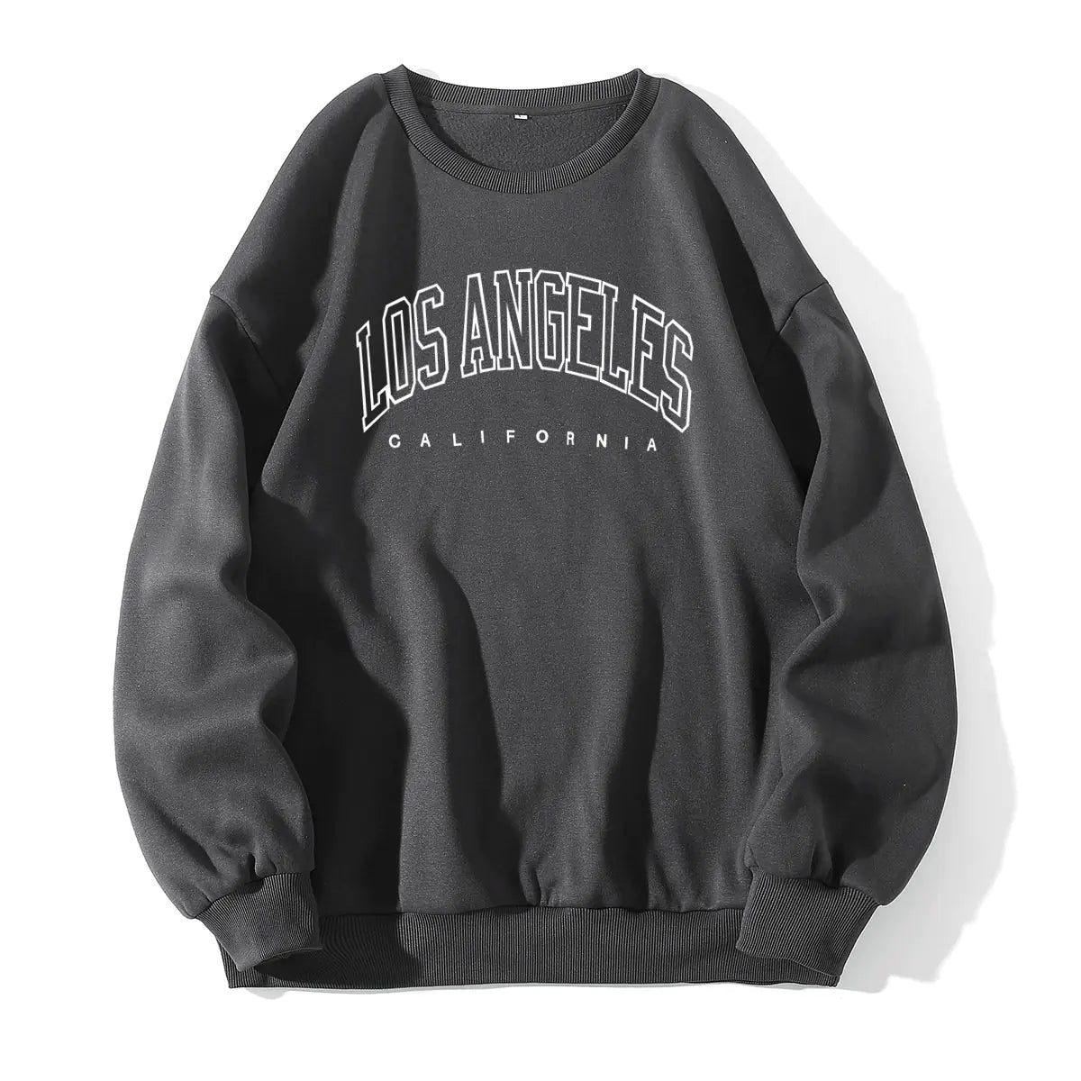 Letter Print Crew Neck Sweatshirt