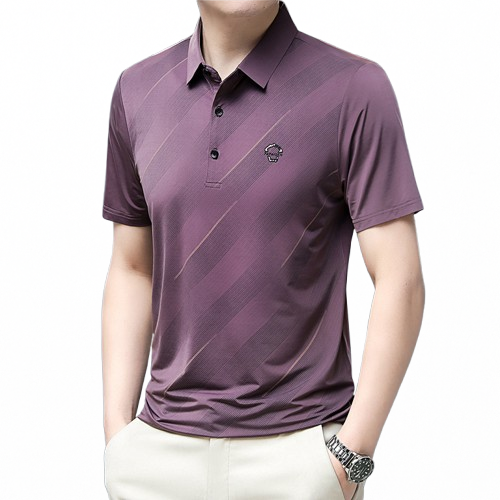 Men's Summer Short Sleeve Polo Shirt - Breathable Fashion