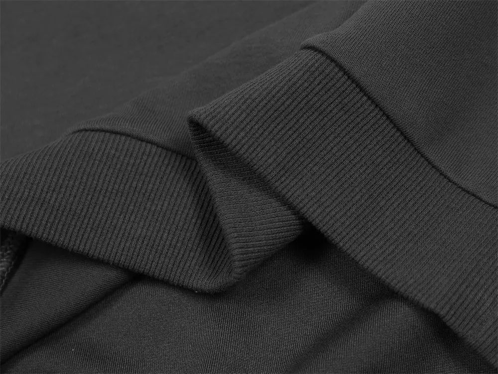 Fashion Solid Color Loose Sweater Men